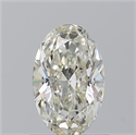 Diamante Natural 0.90 quilates, Ovalado , Color K, claridad VVS1 y certificado GIA