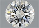 Natural Diamond 0.90 Carats, Round with Excellent Cut, I Color, SI1 Clarity and Certified by GIA