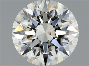 Picture of Natural Diamond 0.90 Carats, Round with Excellent Cut, I Color, SI1 Clarity and Certified by GIA