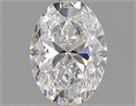 Natural Diamond 0.70 Carats, Oval with  Cut, E Color, SI1 Clarity and Certified by GIA