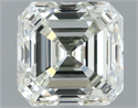 Natural Diamond 1.00 Carats, Asscher with  Cut, I Color, VVS2 Clarity and Certified by IGI