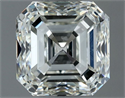 Natural Diamond 1.00 Carats, Asscher with  Cut, H Color, VS2 Clarity and Certified by IGI