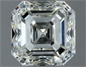 Natural Diamond 1.00 Carats, Asscher with  Cut, H Color, VS2 Clarity and Certified by IGI