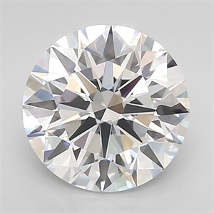 Picture of Lab Grown Diamond 2.30 Carats, Round with Ideal Cut, D Color, VS1 Clarity and Certified by IGI