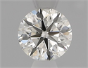 Diamante Natural 0.51 quilates, Redondo , Color J, claridad IF y certificado IGI