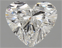 Natural Diamond 1.70 Carats, Heart with  Cut, F Color, VS1 Clarity and Certified by GIA
