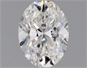 Diamante Natural 0.46 quilates, Ovalado , Color F, claridad VS1 y certificado GIA