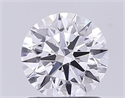 Lab Grown Diamond 1.05 Carats, Round with Ideal Cut, D Color, VVS1 Clarity and Certified by IGI