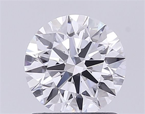 Picture of Lab Grown Diamond 1.05 Carats, Round with Ideal Cut, D Color, VVS1 Clarity and Certified by IGI