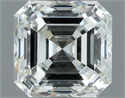 Natural Diamond 1.00 Carats, Asscher with  Cut, H Color, VS2 Clarity and Certified by IGI