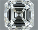 Natural Diamond 1.00 Carats, Asscher with  Cut, H Color, VS2 Clarity and Certified by IGI
