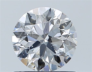 Foto Diamante Natural 0.70 quilates, Redondo , Color D, claridad SI2 y certificado GIA de