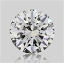 Natural Diamond 0.50 Carats, Round with Excellent Cut, I Color, VVS1 Clarity and Certified by IGI