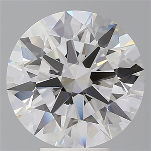 Picture of Lab Grown Diamond 6.09 Carats, Round with Ideal Cut, F Color, VVS2 Clarity and Certified by IGI