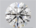 Diamante Natural 0.51 quilates, Redondo , Color F, claridad VVS1 y certificado GIA