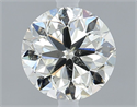 Natural Diamond 0.70 Carats, Round with Very Good Cut, L Color, SI2 Clarity and Certified by GIA