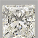 Natural Diamond 1.00 Carats, Princess with  Cut, J Color, IF Clarity and Certified by GIA