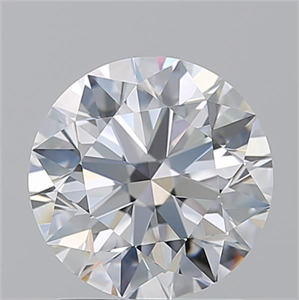 Picture of Natural Diamond 1.71 Carats, Round with Excellent Cut, F Color, VVS2 Clarity and Certified by GIA