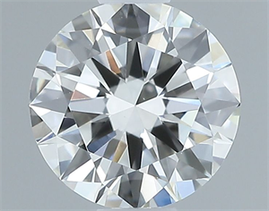 Picture of Natural Diamond 0.50 Carats, Round with Excellent Cut, H Color, VVS2 Clarity and Certified by IGI