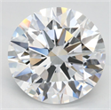Lab Grown Diamond 3.36 Carats, Round with Ideal Cut, D Color, IF Clarity and Certified by IGI