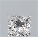 Diamante Natural 0.31 quilates, Princesa , Color E, claridad VS2 y certificado GIA