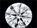 Del inventario de diamantes de laboratorio, 2.14 quilates, Redondo , Color D, claridad VVS2 y certificado IGI