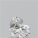Natural Diamond 0.51 Carats, Heart with  Cut, I Color, VS1 Clarity and Certified by GIA