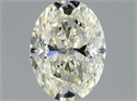 Diamante Natural 1.00 quilates, Ovalado , Color K, claridad VVS2 y certificado GIA
