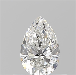 Picture of Natural Diamond 0.50 Carats, Pear with  Cut, G Color, VS2 Clarity and Certified by GIA