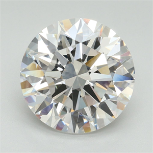 Picture of Lab Grown Diamond 4.09 Carats, Round with Ideal Cut, E Color, VVS2 Clarity and Certified by IGI