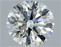 Natural Diamond 2.22 Carats, Round with Excellent Cut, G Color, SI1 Clarity and Certified by GIA