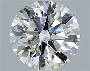 Picture of Natural Diamond 2.22 Carats, Round with Excellent Cut, G Color, SI1 Clarity and Certified by GIA