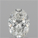 Natural Diamond 1.20 Carats, Oval with  Cut, G Color, SI1 Clarity and Certified by GIA