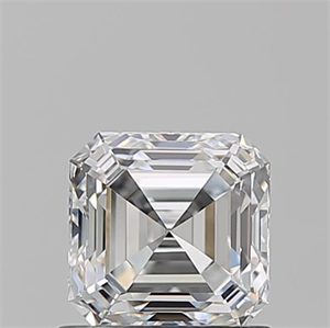 Foto Diamante Natural 0.90 quilates, Asscher , Color E, claridad VS2 y certificado GIA de
