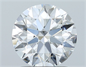 Natural Diamond 1.50 Carats, Round with Excellent Cut, E Color, VS1 Clarity and Certified by GIA