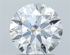 Picture of Natural Diamond 1.50 Carats, Round with Excellent Cut, E Color, VS1 Clarity and Certified by GIA