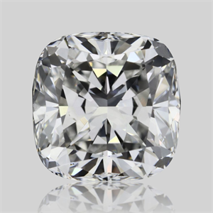 Foto Diamante Natural 0.70 quilates, Del cojín , Color F, claridad VS2 y certificado GIA de