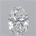 Natural Diamond 1.26 Carats, Oval with  Cut, F Color, VS2 Clarity and Certified by GIA