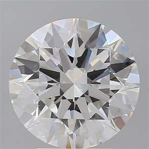 Picture of Lab Grown Diamond 4.08 Carats, Round with Ideal Cut, E Color, VVS2 Clarity and Certified by IGI