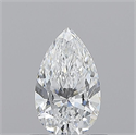 Natural Diamond 0.70 Carats, Pear with  Cut, D Color, VS2 Clarity and Certified by GIA