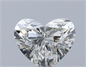 Natural Diamond 0.51 Carats, Heart with  Cut, J Color, VVS1 Clarity and Certified by GIA