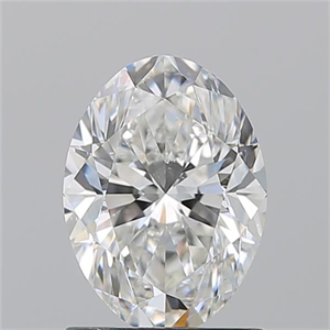 Picture of Natural Diamond 1.30 Carats, Oval with  Cut, G Color, VS2 Clarity and Certified by GIA