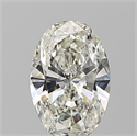 Diamante Natural 0.70 quilates, Ovalado , Color J, claridad IF y certificado GIA