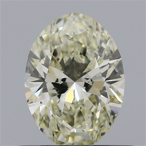 Picture of Natural Diamond 0.51 Carats, Oval with  Cut, L Color, VS1 Clarity and Certified by IGI