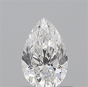 Picture of Natural Diamond 0.55 Carats, Pear with  Cut, E Color, VS1 Clarity and Certified by GIA