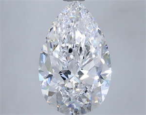 Foto Diamante Natural 2.08 quilates, De pera , Color D, claridad IF y certificado GIA de