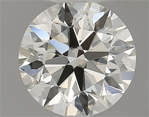Picture of Natural Diamond 0.50 Carats, Round with Excellent Cut, J Color, VVS1 Clarity and Certified by IGI