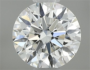 Picture of Natural Diamond 0.46 Carats, Round with Excellent Cut, G Color, VVS1 Clarity and Certified by GIA