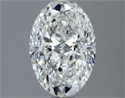 Natural Diamond 1.80 Carats, Oval with  Cut, G Color, VS1 Clarity and Certified by IGI