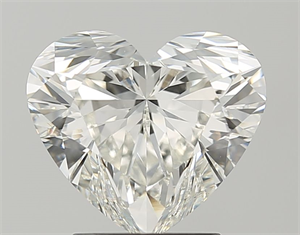 Picture of Natural Diamond 2.70 Carats, Heart with  Cut, G Color, VS2 Clarity and Certified by HRD